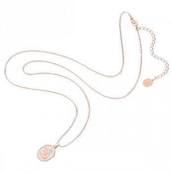 Naszyjnik SWAROVSKI • Wisiorek Swan rose gold 5621106
