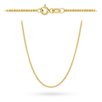 Złoty łańcuszek Lisi Ogon 42 cm FUG1-L00079-375