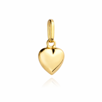 Zawieszka złota serce gładkie FUG6-Z00197-375