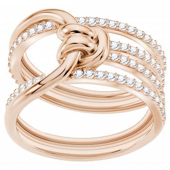 Pierścionek Swarovski •  Lifelong Wide Ring, White, Rose gold plating 5402432 5369797 5402440 5412021