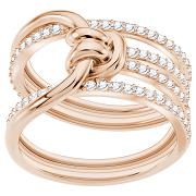 Pierścionek Swarovski •  Lifelong Wide Ring, White, Rose gold plating 5402432 5369797 5402440 5412021