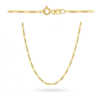 Złoty łańcuszek Figaro Gucci 60 cm FUG1-26-L00099-2