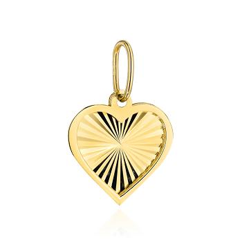 Zawieszka złota diamentowane serce FUG6-Z00667-585