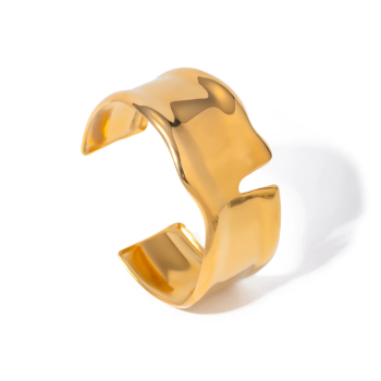 Bransoletka damska złota sztywna mankiet FUGJDB2405021