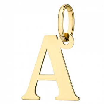 Zawieszka złota literka A duża FUG6-20-Z00337-2