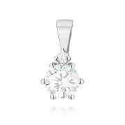 Zawieszka z białego złota z diamentami laboratoryjnymi FZ076-B585-LD0.52