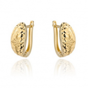 Kolczyki złote diamentowane z gwiazdą FUG7-21-K00288-2