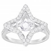 Pierścionek Swarovski • Sparkling Dance Star Ring, White, Rhodium plating 5349666