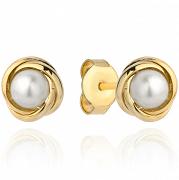 Kolczyki złote z perłą FUG7-21-K00851-2