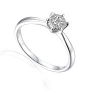 Pierścionek zaręczynowy z diamentami R59016W