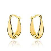 Kolczyki złote gładkie łezki FUG7-17-K01611-2