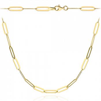 Naszyjnik złoty długie duże ogniwa FUG11-17-N00316-2