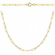 Naszyjnik złote długie owale FUG11-17-N00440-2