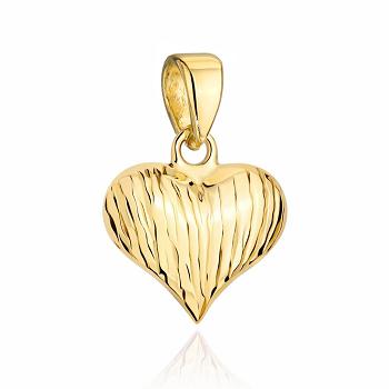 Zawieszka złota diamentowane serce FUG6-Z00675-585