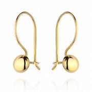 Kolczyki złote kulki na biglu FUG7-17-K00618-2