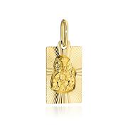 Medalik z żółtego złota Matka Boska Częstochowska FUG5-M00217-585