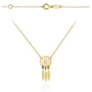 Naszyjnik złoty łapacz snów FUG3-17-N00365-2