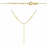 Naszyjnik złoty krawatka długie ogniwa FUG3-25-N00588-2