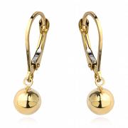 Kolczyki złote kulki gładkie FUG7-17-K01000-2