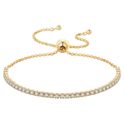 Bransoletka złota z cyrkoniami BFUG0012